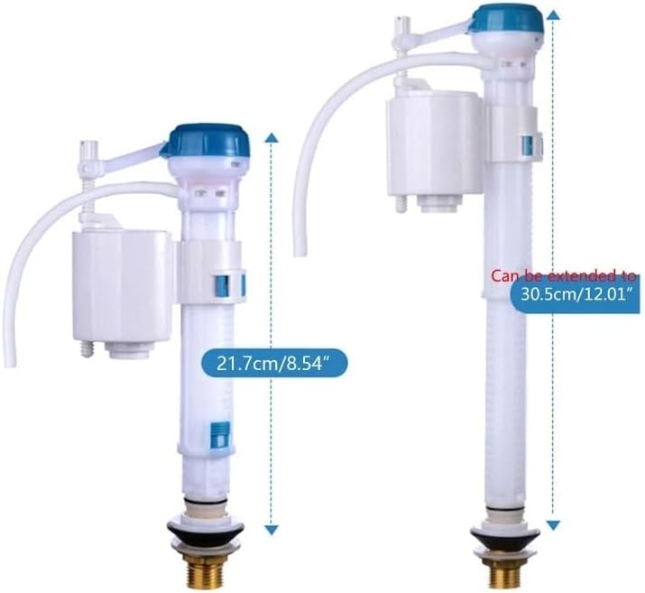 Fill Toilet Cistern Inlet Valve Water-Saving Toilet Tank Fill Valve Fast Fill Universal Toilet Replacement Parts