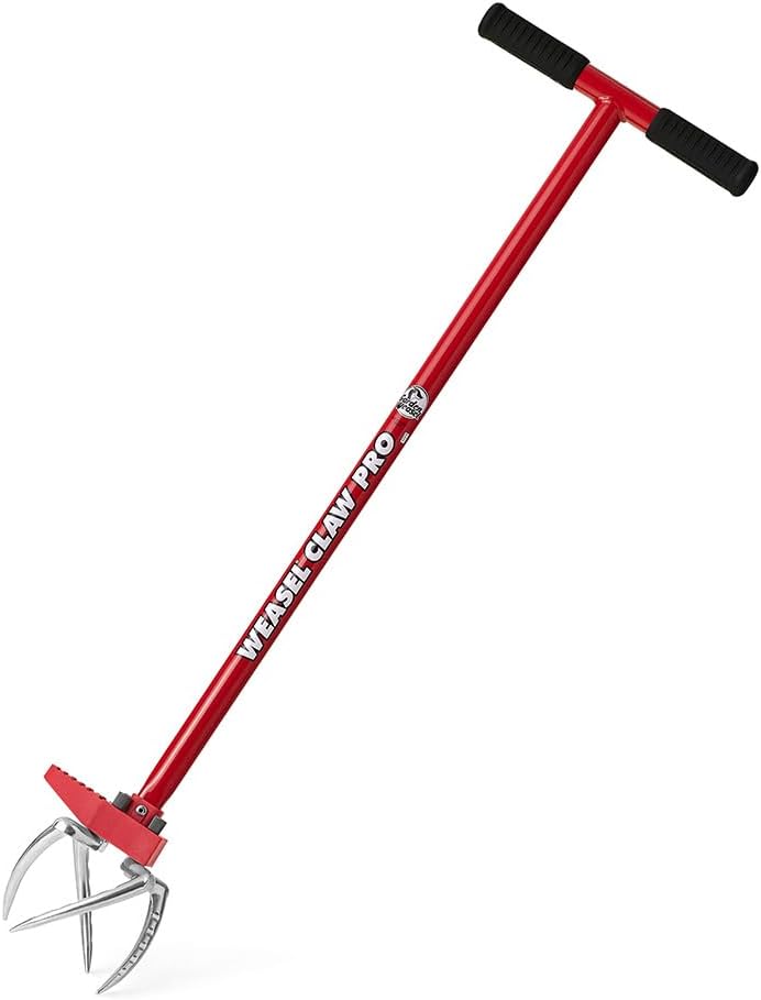 Garden Claw Pro – Black Grip | 3-in-1 Twist Tiller, Cultivator, Weed Puller & Soil Loosener | Gardening Hand Tool | 91336-A