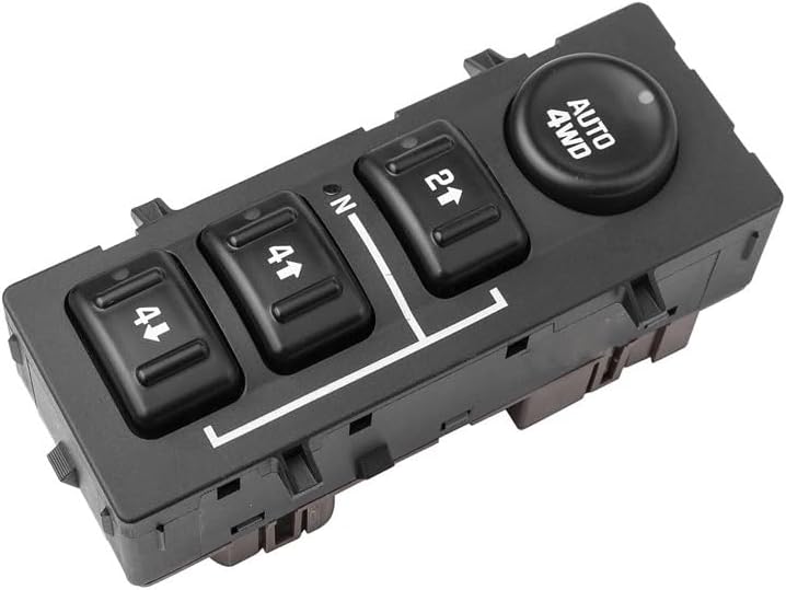 Car Drive Transfer Switch 19259313 4Wd Wheel Drive Switch 4X4 Transfer Case Button for Chevrolet for Suburban Avalanche Tahoe for Gmc for Yukon 2003-2007 15136039