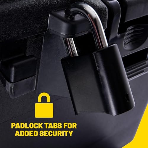 Image of Plano 4 Pack Medium Sportsman's Trunk for Outdoor or Indoor Gear and Tools for Hunting, Camping and Fishing Equipment, Rugged Organization, Black