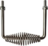 6' Stainless Spring Handle 5' wide overall with 1/2' Steel Rod for BBQ pits Trailers, Custom Metal Projects, Custom Built Grills, Smokers, Pits, Wood Stoves,cabinets