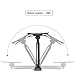 NB North Bayou Monitor Wall Mount Bracket LED LCD Computer Monitor Mount Height Adjustable Full Motion Articulating Gas Strut Arm Fits 24