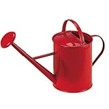 Grösse (LxBxH): 26x17x10 cm Glückskäfer 535074 Gießkanne, Metall, 0,85 Liter, rot