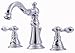 Ultra UF55110 Two-Handle Chrome Lavatory Faucet with Pop-Up Drain