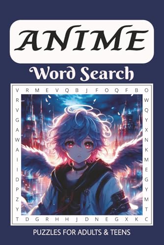 Anime Word Search Puzzle Book: Word Searches with Easy to