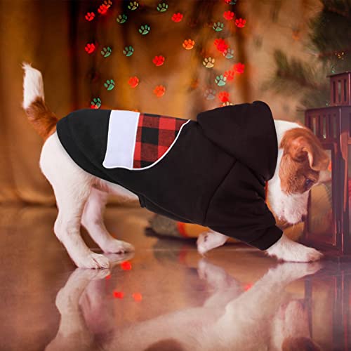 Preferhouse Dog Hoodie For Small Medium Dogs Cats, Puppy Sweatshirt Hooded Plaid Coat Sweaters Pet Clothes With Hat, Hat Xs #TOP5