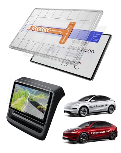 Film Protection Écran Tesla Model Y 2026 Accessoire Verre Trempé Mat 9H Juniper GAFAT 16 8 Pouces