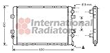 VAN WEZEL Radiateur du moteur VAN WEZEL Radiateur du moteur Module de Refroidisement 43002264 Largeur de filet 455mm Longueur de filet 590mm Profondeur de filet 35mm