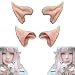 Elf Ears [2 Pairs] DiDaDi Halloween Cosplay Costumes Pointed Prosthetic Ear Tips
