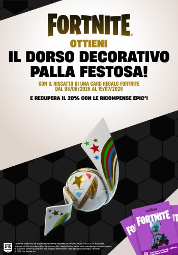 Carta regalo Fortnite da 25€ per l'Italia 25.00 EUR | Codice per PC