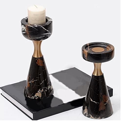candle-holder Marble Candle Holder Simple Modern Living Room Decoration Dining Table Table Lamp Luxury Decoration Home Room Bathroom Decoration candlestick(A)