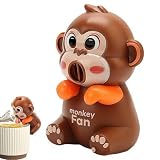 Portable Small Food Fan - USB Rechargeable Cute, Monkey Coffee Chiller for Cup | for Hot Drinks Beverages Tea Milk Water Rice Food Home Office Kitchen