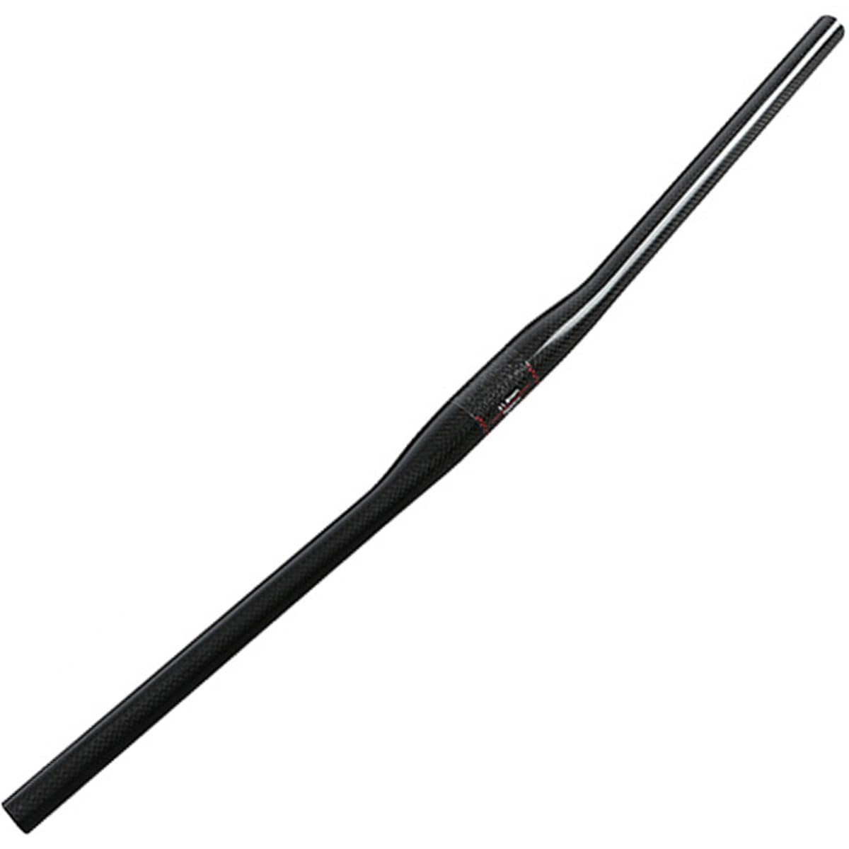 FukkeR Guidolines Vélo De Route Plat Bar 31.8mm Guidon De VTT en Carbone 580/600/620/640/660/680/700/720/740/760mm Barre Bicyclette pour BMX DH XC AM FR (Color : Black, Size : 680mm)