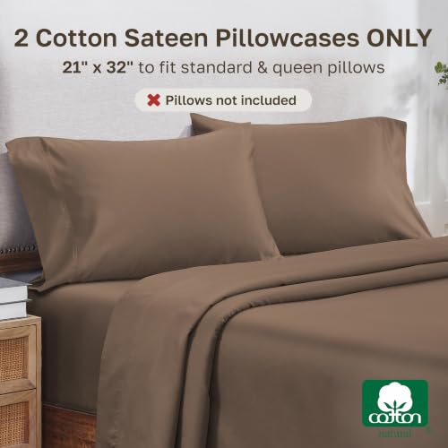 Image of California Design Den 800 Thread Count 2-Pack Pillow Cases Queen Size