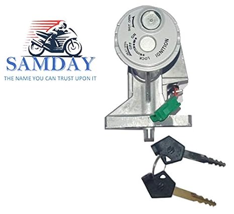 Samday Complete Lock Kit Set Compatible For Suzuki Access 125 Sw 1285zm 07 18 Model Amazon In Car Motorbike
