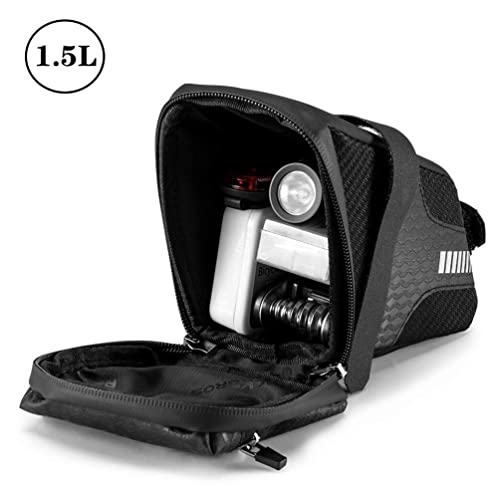image for ROCKBROS Bike Saddle Bag - Seat Bag 1.5L Bicycle Bag Cycling Accessori