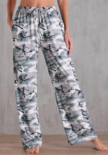 Image of X-Image Women Comfy Casual Pajama Pants with Pockets & Drawstring