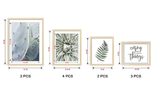 Artbyhannah 11 Pack Gallery Wall Frame Set With Tropical Botanical Art Pictures, Forest Wall Art Wall Frames For Living Room, Multi Size #TOP3