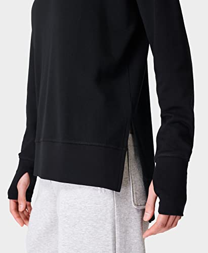 Sweaty Betty Women's After Class Longline Crewneck with Side Slit Sweatshirt3