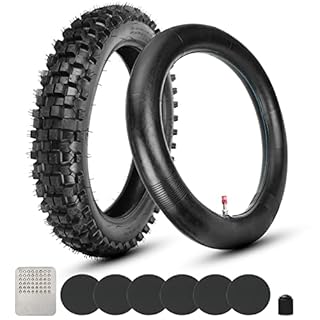 GREHUA 90/100-14 3.00-14" inch Rear Tire and Inner Tube for 125cc 140cc 150cc Coolster TaoTao Apollo RFZX18 CRF80R KLX125 RM80 YZ80 YZ85 TTR125 Pit Pro Trail Dirt Bike Off Road Motocross Heavy Duty