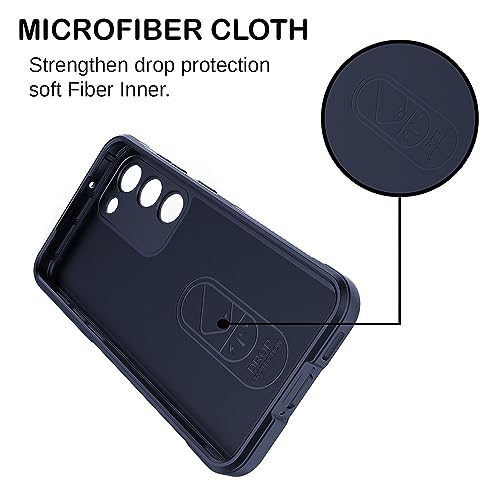 Image of Amazon Brand- Solimo Basic Case for Samsung Galaxy S23 5G (Silicone Dark Blue)