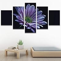 SIGNWIN 5 Panel Canvas Wall Art Flora Snapshot for Home Decorations Ready to Hang - 60