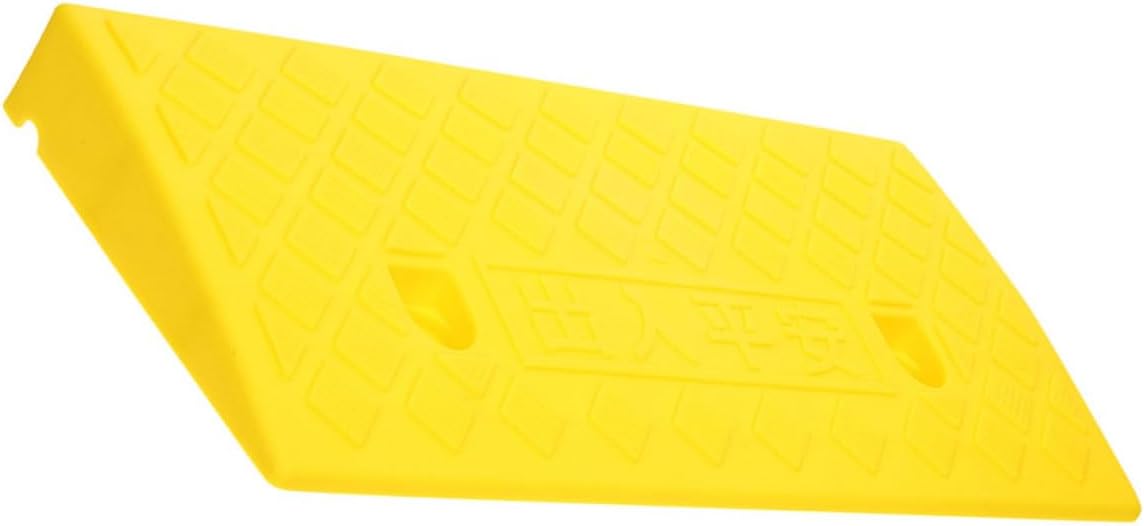 TIDTALEO Rubber Curb Ramp 6Cm High Driveway Ramp for Car Threshold with Non-Slip Surface Suitable for Wheelchair, Lawn Mower, and Vehicle Loading