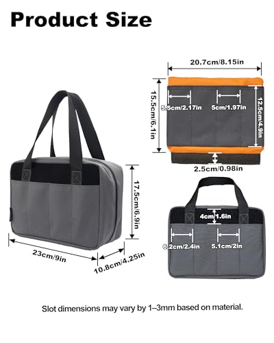 Image of VIPERADE VE40 Knife Display Case with 40 Slots, Folding Knives Storage Holder, Knife Collection Carrier Bag for Folding Knives Flashlights Multitools