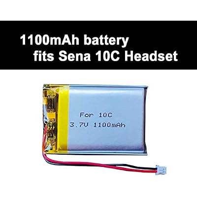 AOLIKES 1100mAh استبدال البطارية لكاميرا سماعة بلوتوث للدراجات النارية Sena 10C 10C Pro ، Sena X1 Smart Helmet SP20 SP56 SP39 استبدال البطارية