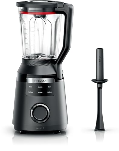 Image of Bosch, VitaPower Series 6, High Performance Blender, 1800 Watt Motor, Motor Speed up to 45,000 RPM, 6 Automatic Programs, Heavy Duty Tritan Bowl, Black, MMB6652B