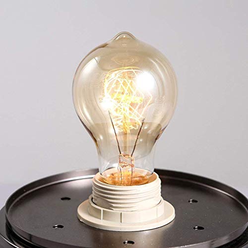 Lampe de bureau stable fer et verre E27 éclairage bureau chic - 6