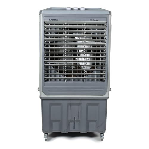 Image of SUPERCOOL Hulk Mahabali Air Cooler for Room Cooling | Commercial Air Coolers | 150Litre | 3 Side Honey Comb Pads | Works on Inverter Also | Auto Swing | Caster Wheels | 1 Year Warranty (150 L)