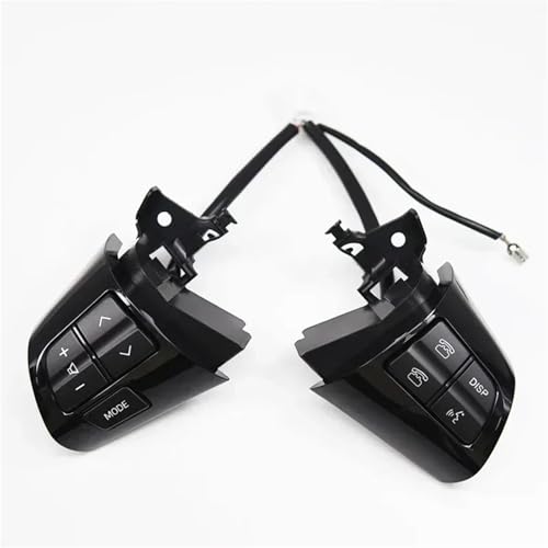 Commandes de volant pour Corolla boutons audio multifonction noir laqué