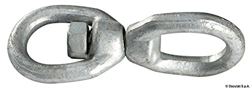 Osculati émerillon 19 mm en acier galvanisé haute résistance mécanique