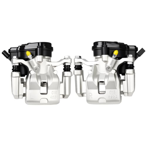 2PCS Left Right Rear Disc Brake Caliper w/Motor Compatible with 2016-2023 Mazda CX-5 2.0L 2.2L 2.5L Replace KAY02671XA, KAY02661XA