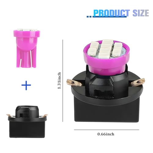 Bulbos LED para Panel de Auto T10 10 piezas 12V miniatura 2
