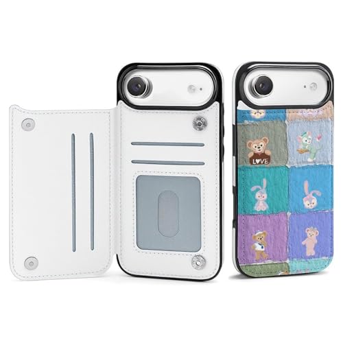 手帳型 ダッフィー シェリーメイ ステラルー (2) 対応 iPhone 17 Air ケース カード収納 スマホケース 財布型 携帯ケース 軽量 全面保護 スタンド機能 おしゃれ お祝いギフト