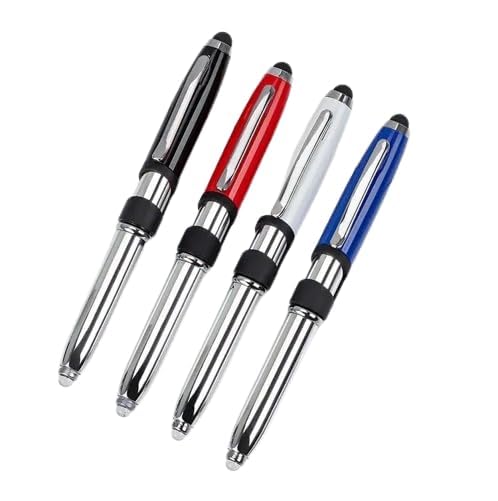 LUOSHI 4 in 1 Multifunction Metal Light Pen Touch Stylus Function with Pen Holder Pack of 1-image-31