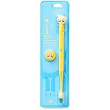 [BTS Official Merchandise] Fans Gift - K-Pop Idols Goods - BTS Character Figure Toothbrush with Convenient Magnetic Holder (Jin)