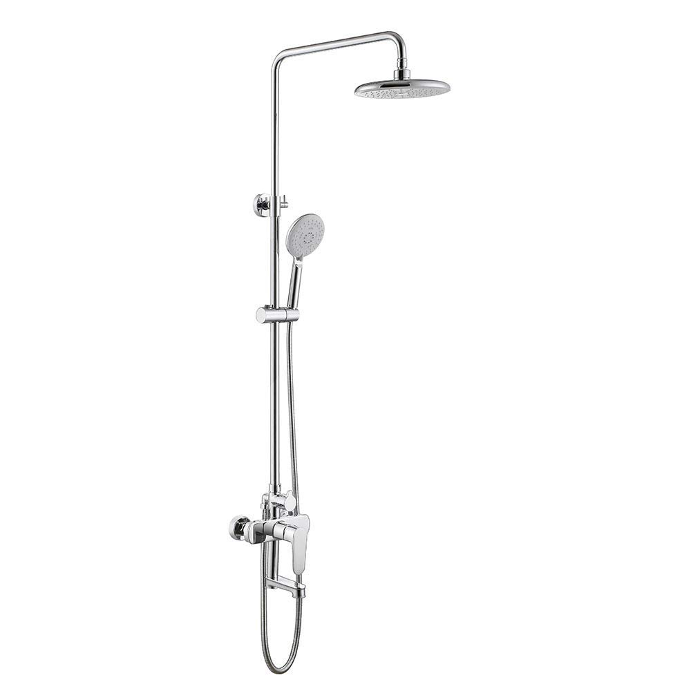 Mélangeur de robinet d'eau stable et système de douche anti-calcaire complet