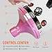 GULUQI High Velocity Professional Dog Grooming Dryer,Adjustable Temperature and Speed Hair Dryer for Pets with 4 Nozzles
