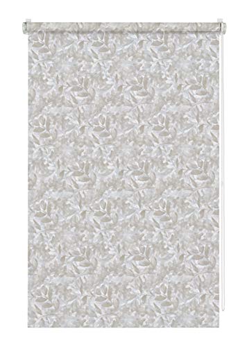 Gardinia EASYFIX Store Enrouleur à Motif avec Fixation par Serrage, Opaque, Kit de Montage Inclus, Natural Camouflage, Gris Clair/Taupe, 60 x 150 cm (lxH)...