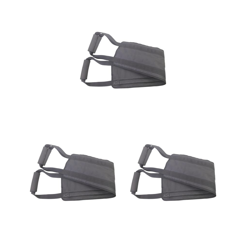 Juego de 3 correas de elevación para pacientes con dispositivo de giro para personas mayores con discapacidad, 80 x 24 cm