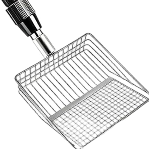 Tamis de plage en inox léger avec manche télescopique pour ramasser les coquillages - 6