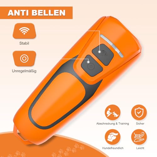 Honey Paws Ultraschall-Abschreckungsgerät gegen Hundebellen,DDD SSS