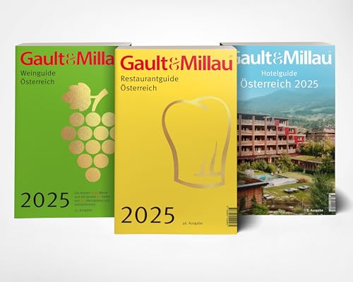 Gault&Millau Österreich 2025: Restaurant- und Hotelguide, sowie der neue Weinguide.