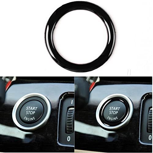 Glossy Black Engine Start Stop Switch Button Cover Trim for
