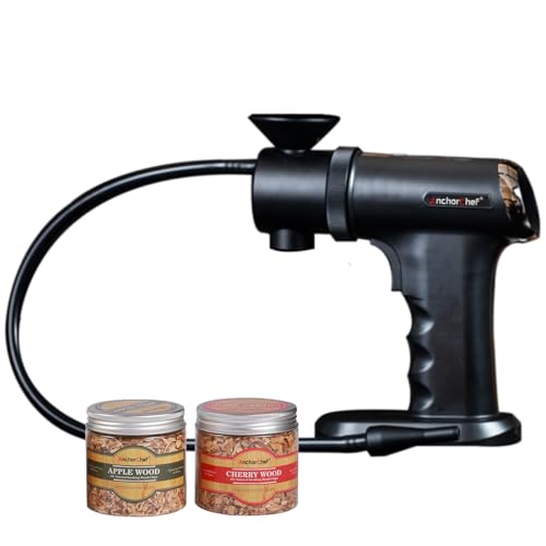 AnchorChef Smoking Gun Food Smoker,Cocktail Smoker Kit,Smoking Gun Wood Smoke