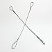 King Marine Bimini Top 6" Nylon Clear Coated SS Cable with loop - 2 pack