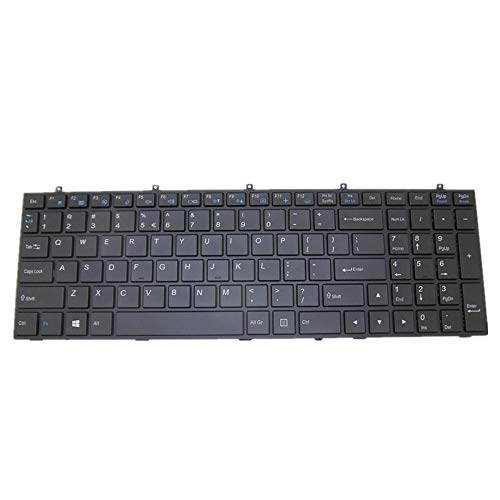 Clavier de remplacement pour Clevo W370SS noir version US